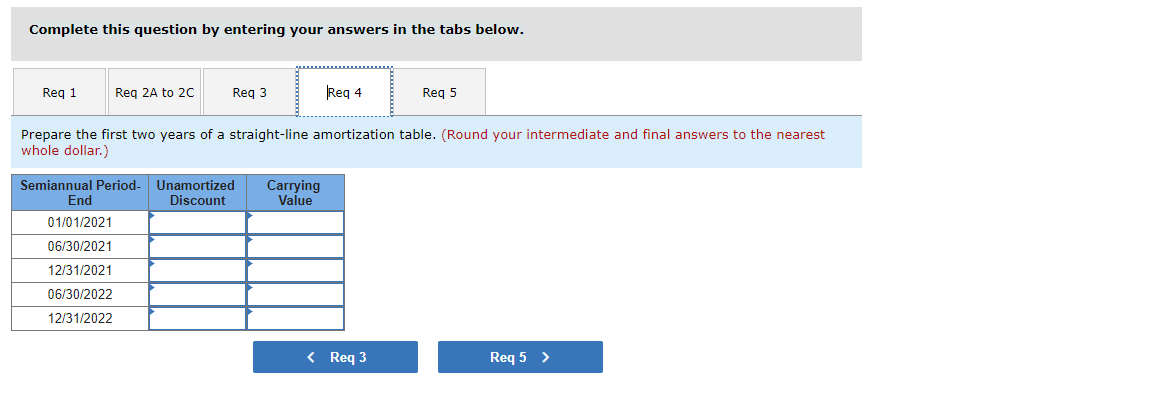 on June 30 and December 31. Problem 10-1A (Algo) Straight-Line: Amortization of