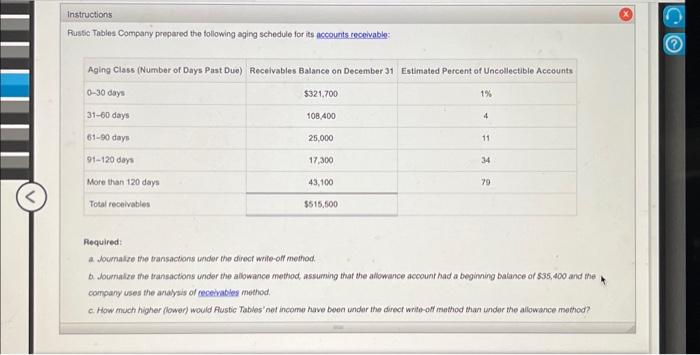 Instructions Chart of Accounts General Journal Final Question Instructions The following selected