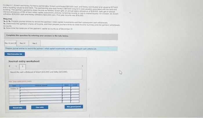 cash, and Kelley contributed land valued at $77,600 and a building valued