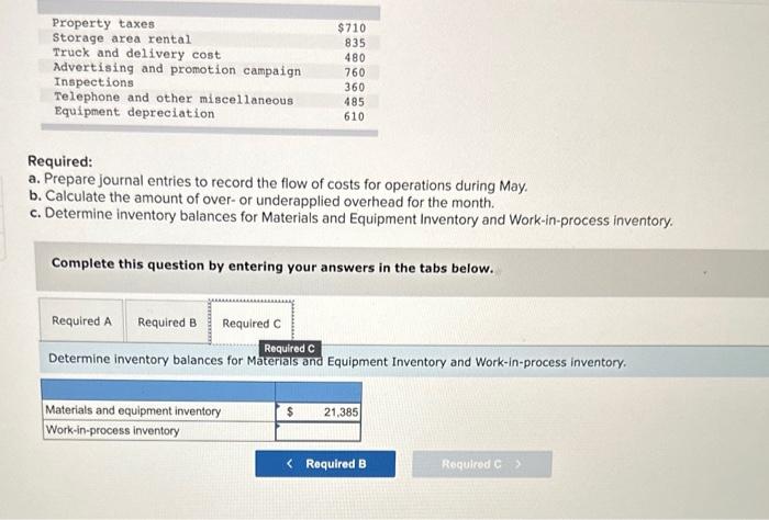 clients as well as small residential clients. An inventory of materials and