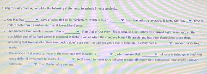 manufacture electronic toys-Like Games Inc. and Our Play Inc. Like Games was