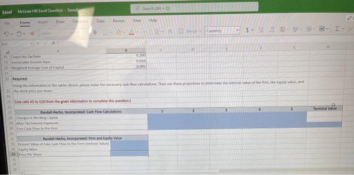 D E 2 The following are excerpts from a company's balance sheet