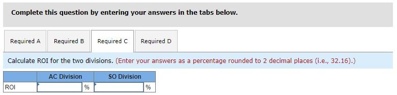 in new products. It is organized into two divisions, which are based