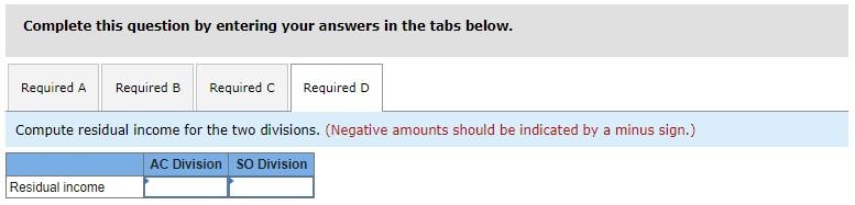 on the products they produce. AC Division is smaller and the life