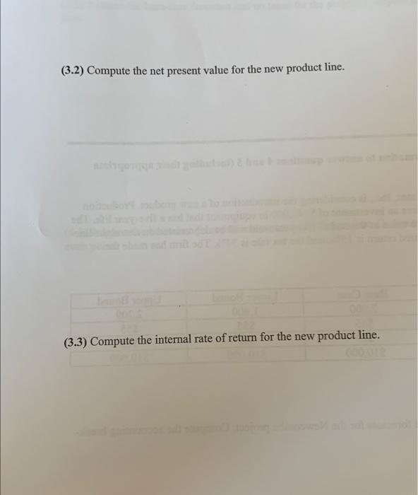 Sauces, Inc., is considering expansion into a new line of all-natural, cholesterol-
