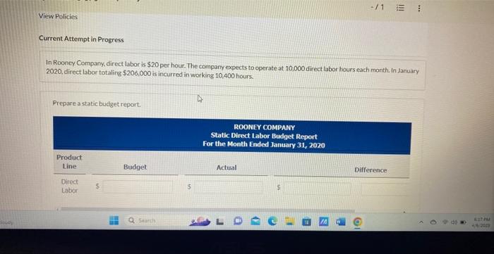 -/1 ... View Policies Current Attempt in Progress In Rooney Company, direct