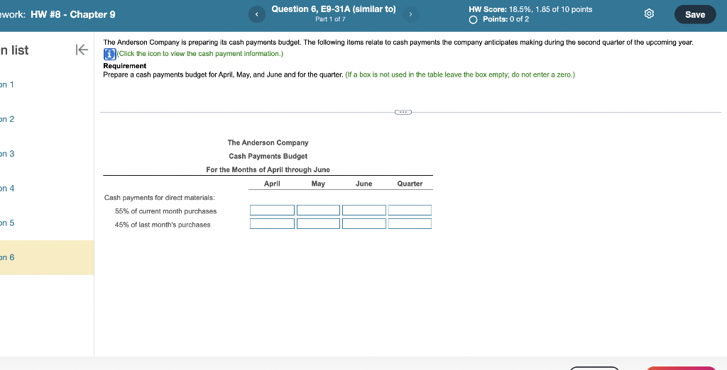 of 7 > HW Score: 18.5%, 1.85 of 10 points Points: 0