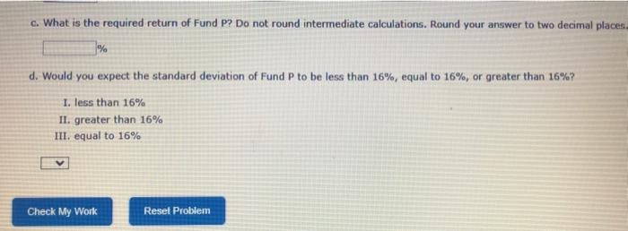 information for three stocks, Stocks A, B, and C. The returns on