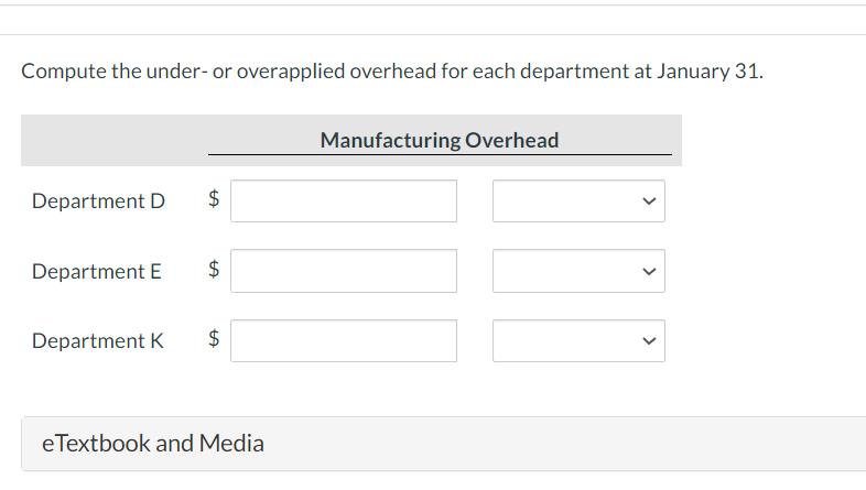 jobs on the basis of direct labor cost in Department D, direct