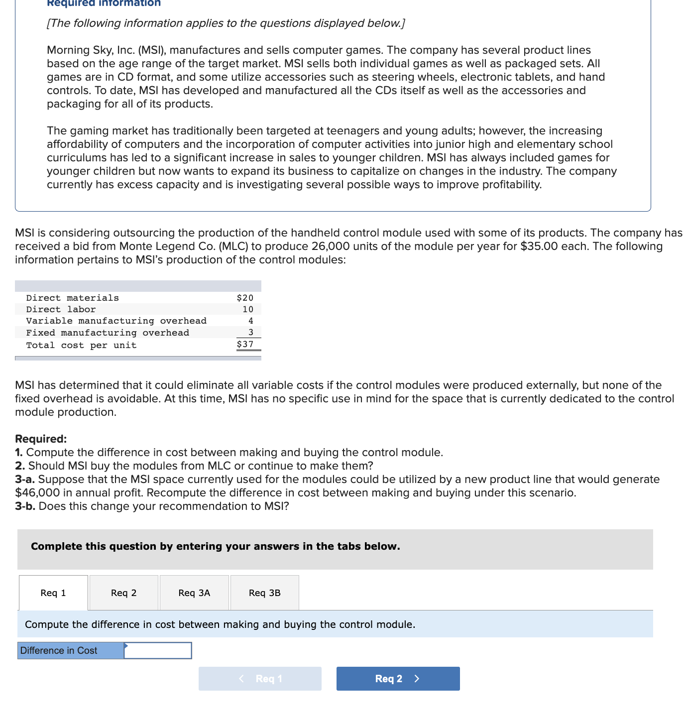 outsourcing the production of the handheld control module used with some of