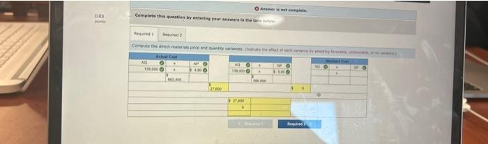 what is correct or incorrect for the work you have completed so