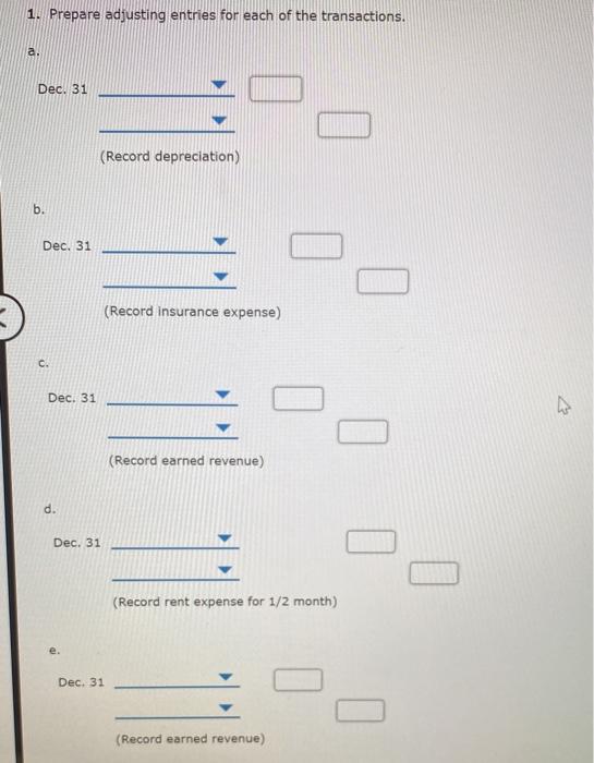 stores. The following data have been collected to aid in the preparation