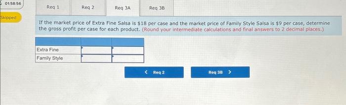 in department 1 and packaged in department 2. The activities, overhead costs,