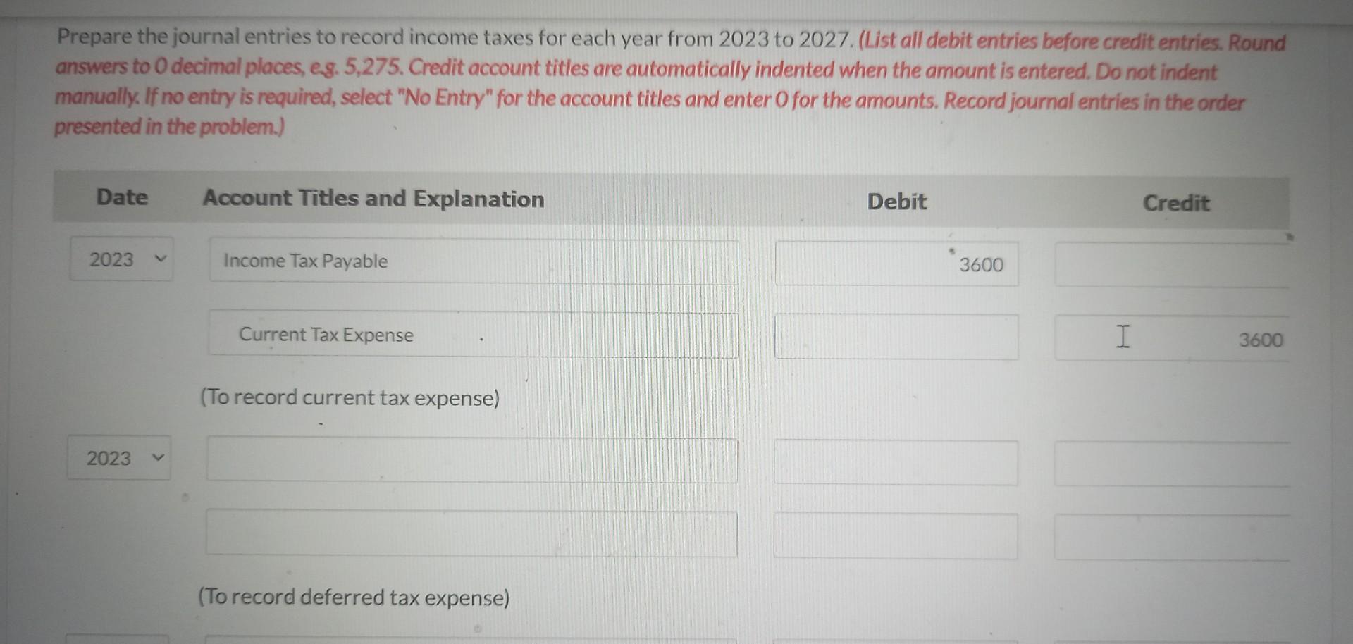 on January 2, 2023. For tax purposes, the company uses CCA in