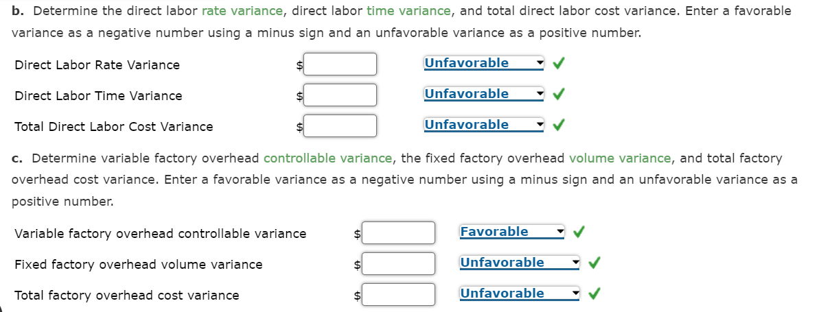 processes a base chemical into plastic. Standard costs and actual costs for