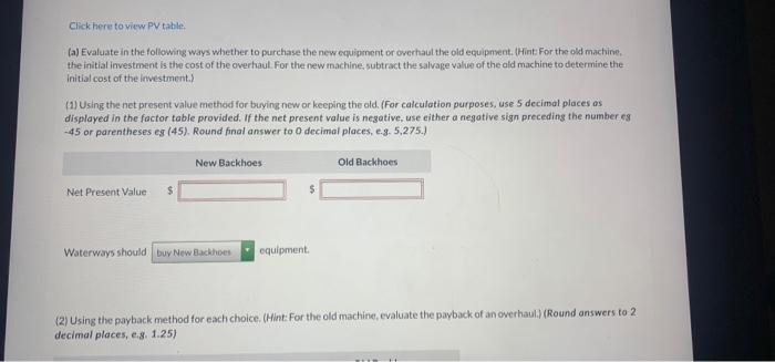 investments. The company chose its discount rate of 8% based on the