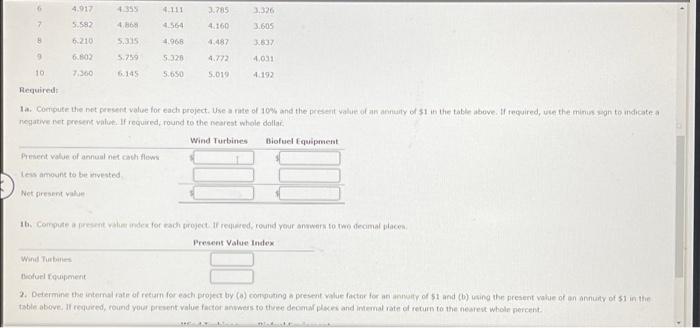 a Service Company The management of Advanced Alternative Power Inc. is considering
