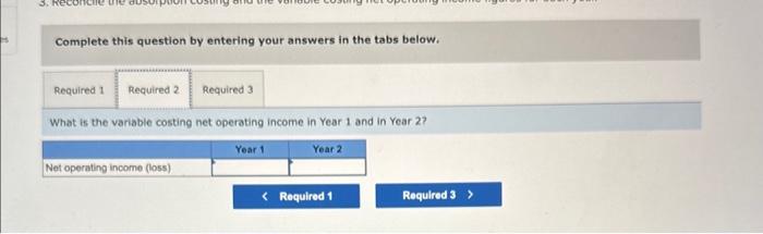 operating income as follows: Sales (8 $25 per unit) Cost of goods