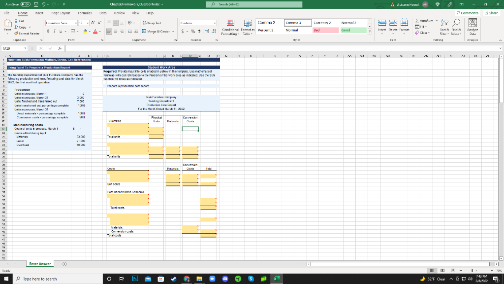Au Fle Home Insert Page Layout Formulas Data & Cut Liberation Sara