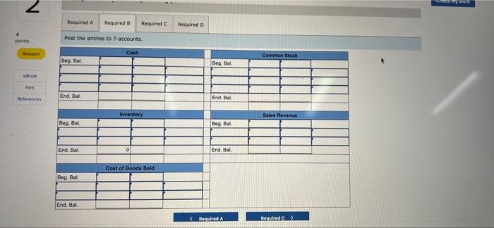 its first year of operation. Assume that Watson uses the perpetual inventory