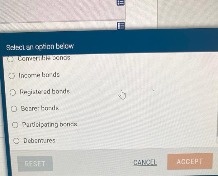 stock or other equity securities. 3. These bonds entitle the holder to