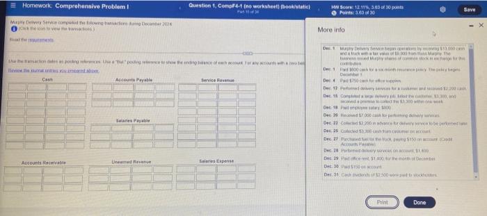 Homework Comprehensive Problem 11 Question 1, CompF4-1 (no worksheet) (book/static) P HW