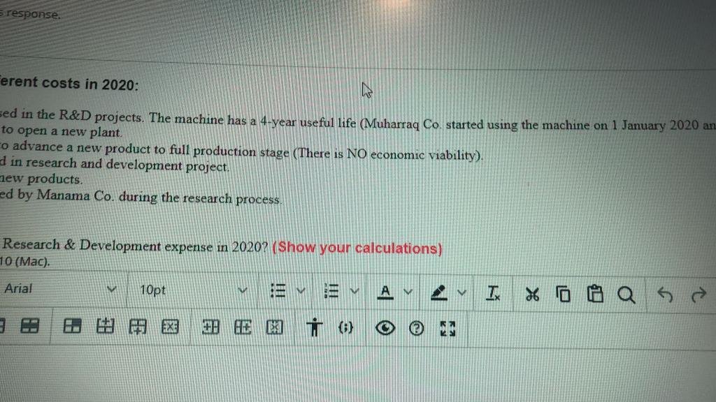 5 response. sed in the R&D projects. The machine has a 4-year