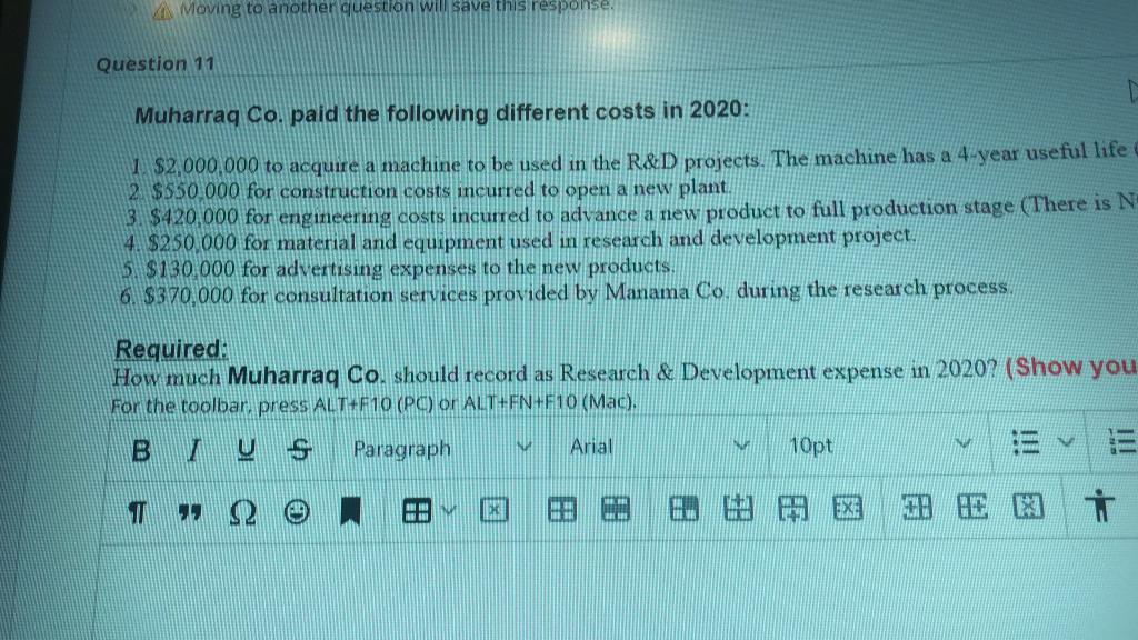 useful life (Muharraq Co. started using the machine on 1 January 2020