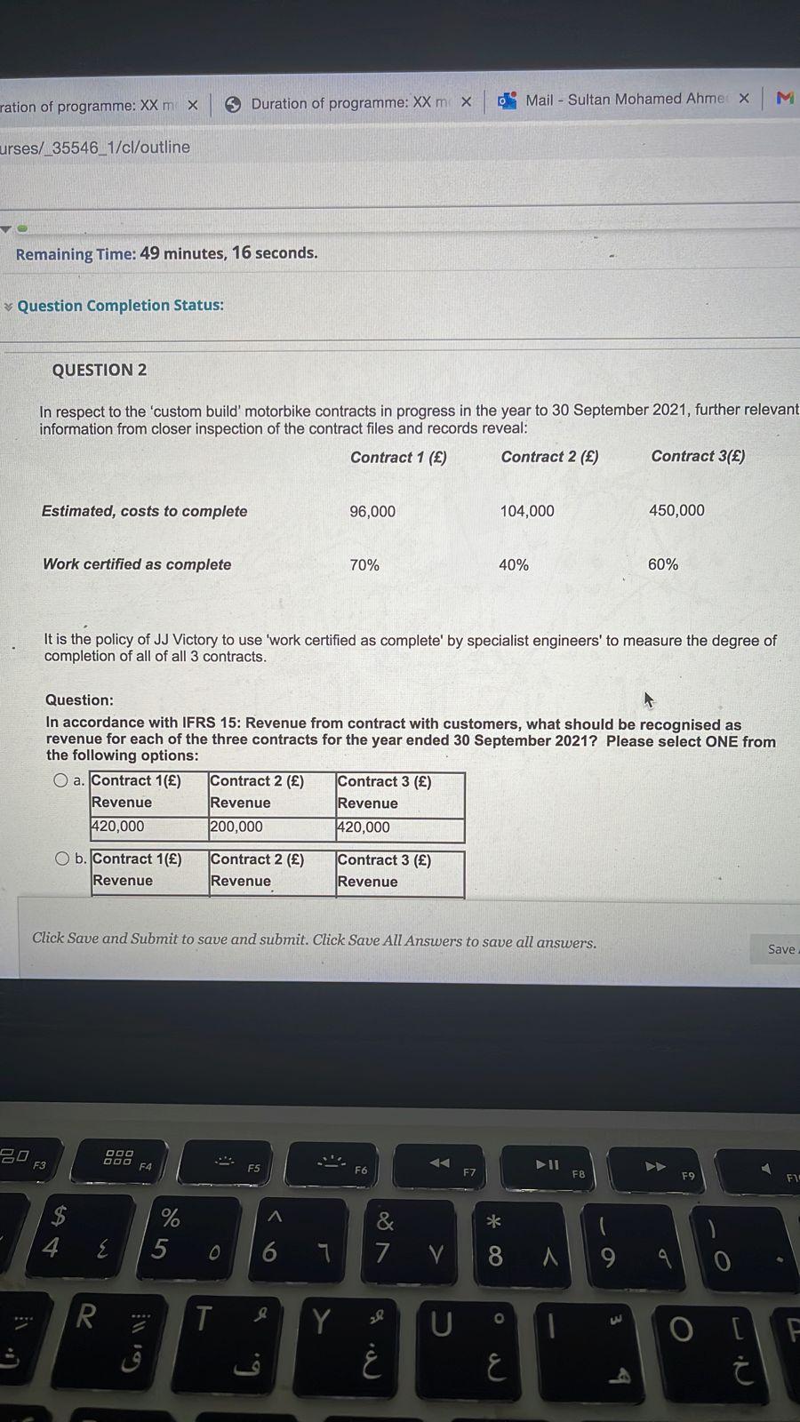TWO of the following statements are true in respect to the treatment