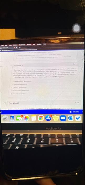 D Question 10 o MacBook Air
