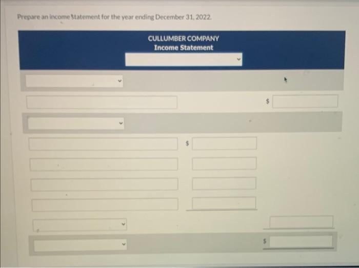year 2022. Retained earnings, January 1, 2022 $71,000 Advertising expense 1,900 Dividends