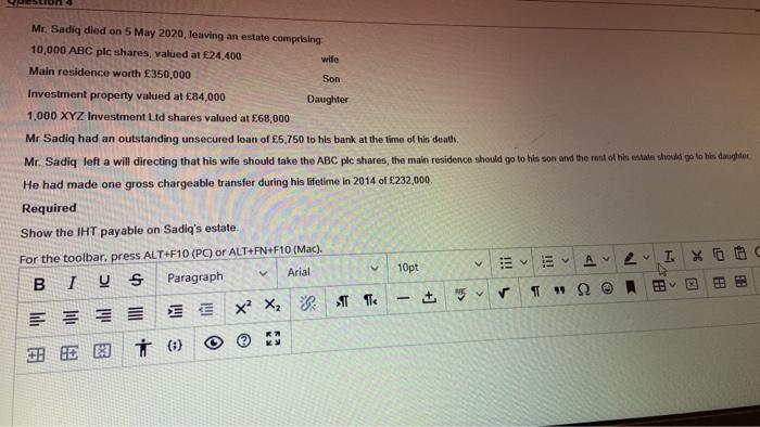 > v Av BBV b > D FB Mr Sadiq had an