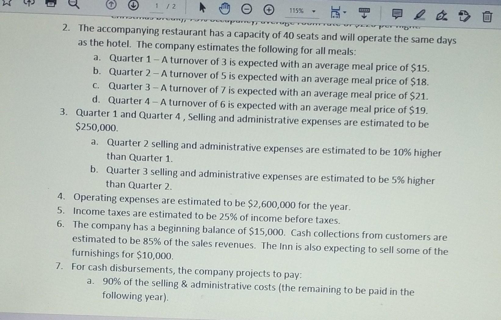 bed and breakfast located in the country. The Inn offer's a variety