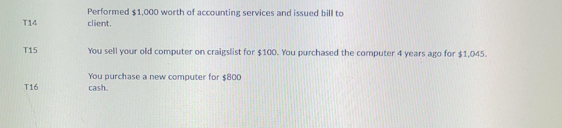 a properly formatted income statement and balance sheet. The one additional requirement