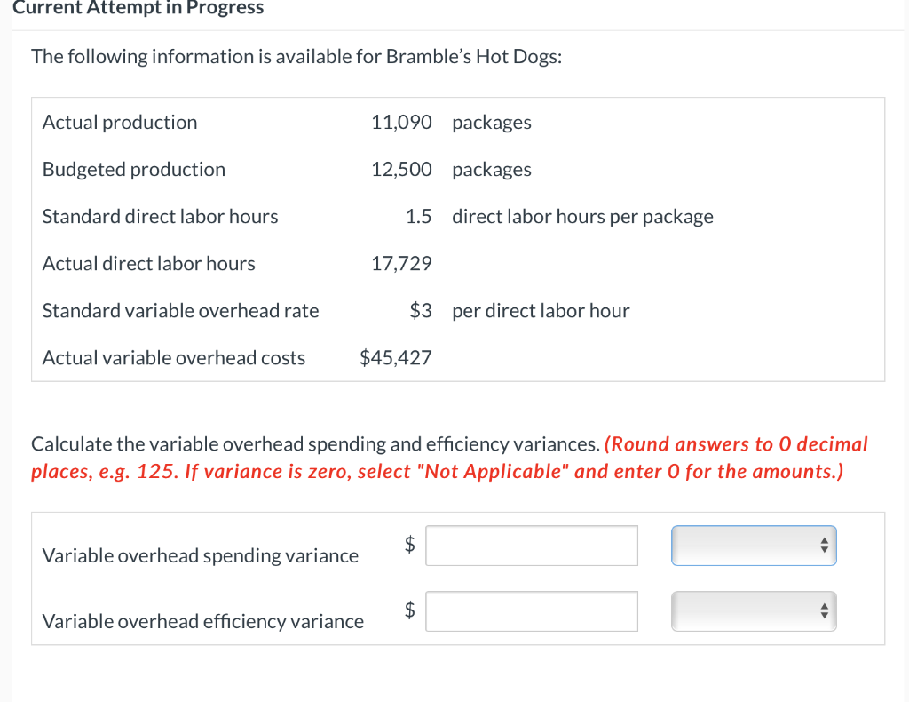 Current Attempt in Progress The following information is available for Bramble's Hot