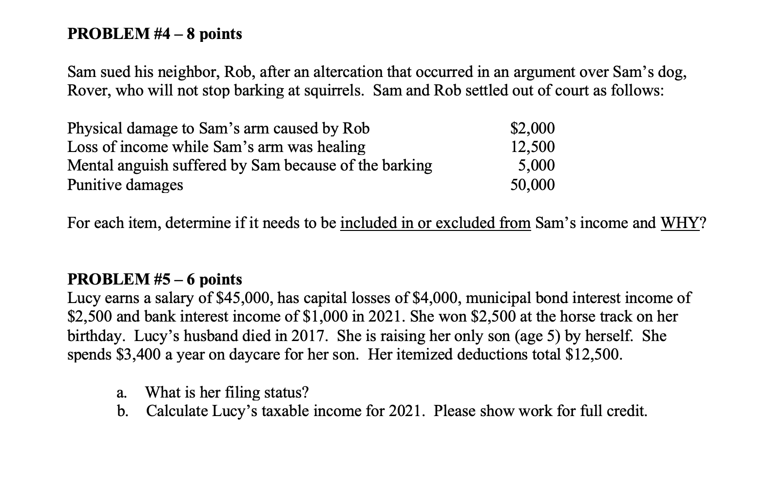 an assisted living facility. Under a multiple support agreement, indicate which parties