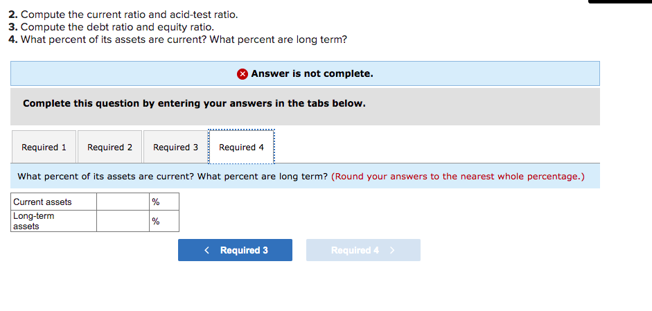 assets Current assets Total assets Current liabilities Total liabilities Total equity Required: