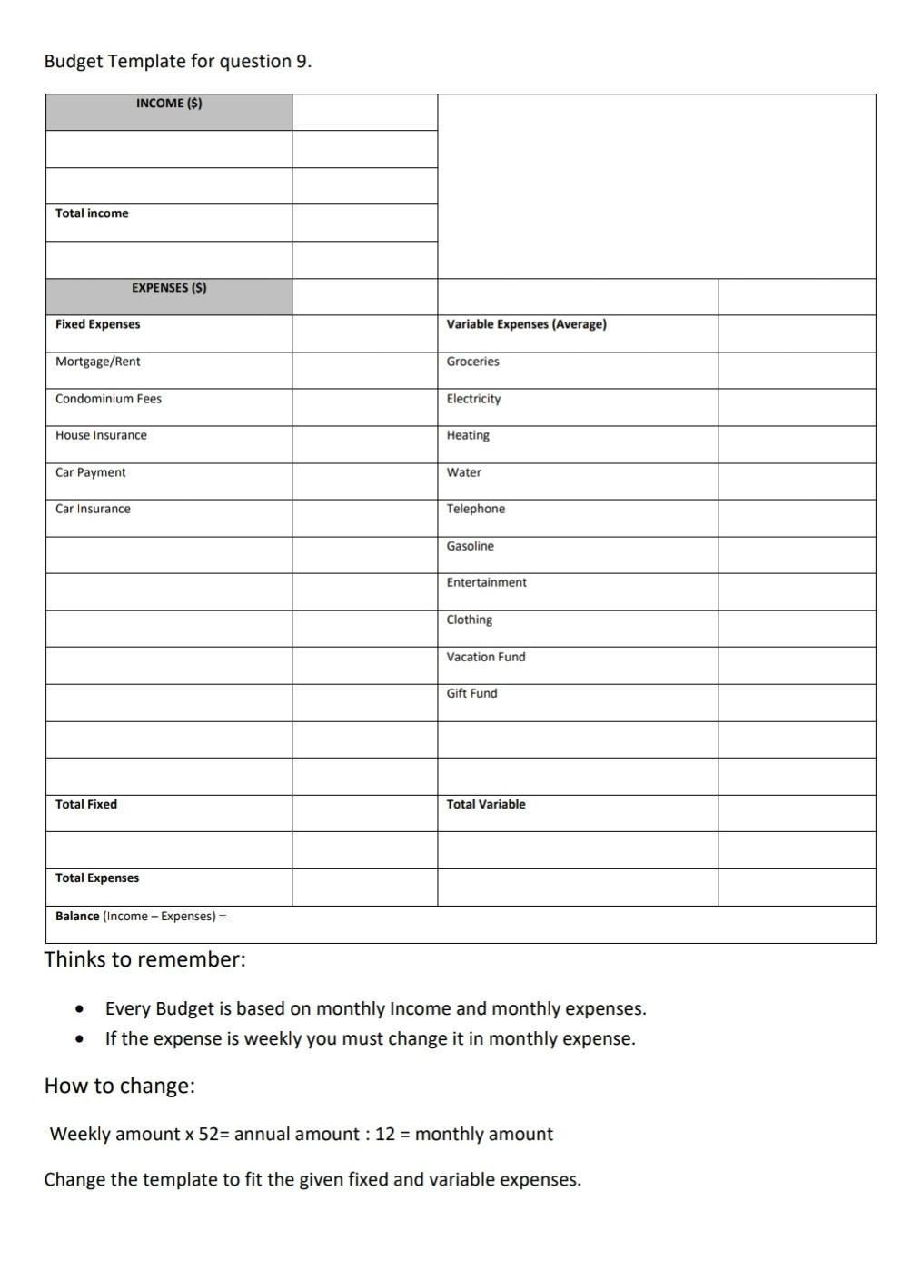 transit pass cost $120 per month. Farooq paying off personal loan. The
