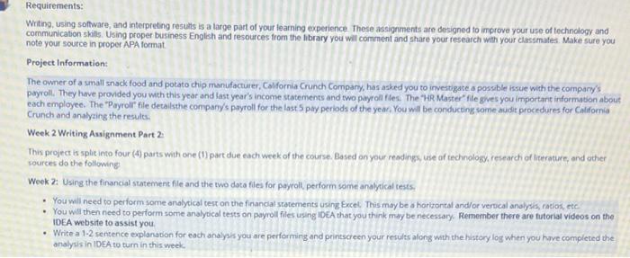 Requirements: Writing, using software, and interpreting results is a large part of