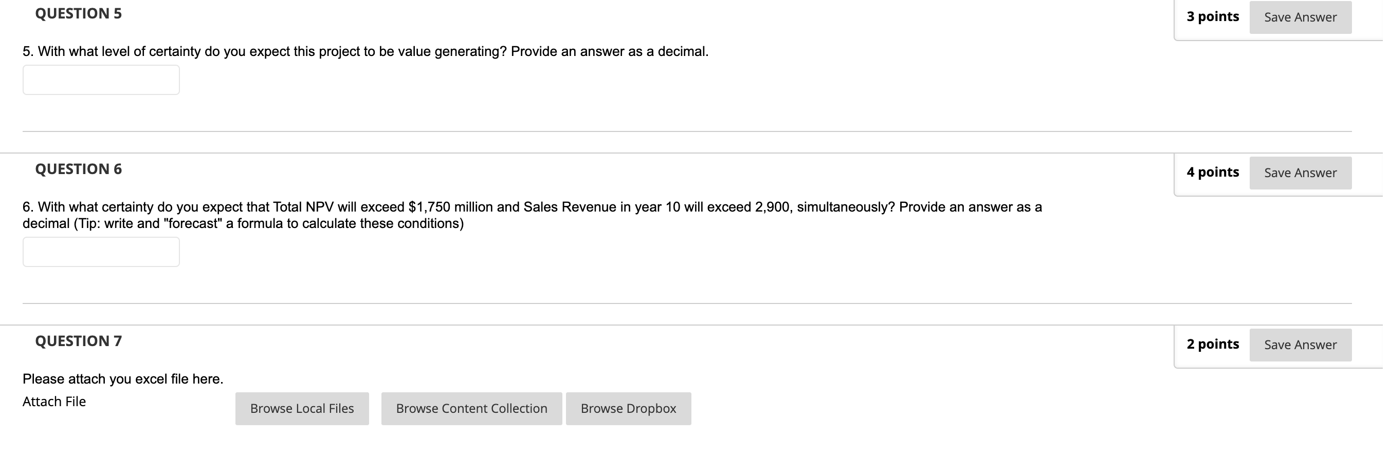 billion. Year 1 Variable production cost: This cost, which includes all variable
