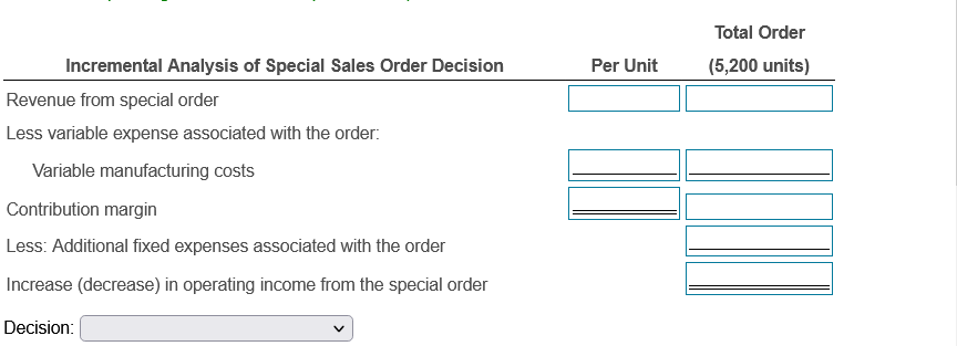 Variable manufacturing costs (DM, DL, Variable MOH) 99,000 Variable operating expenses (selling