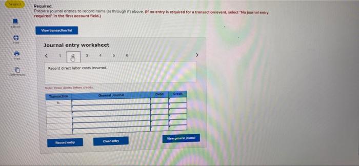 materials used in production: Molding Department, $28,000, and Firing Department, $5,200 b.