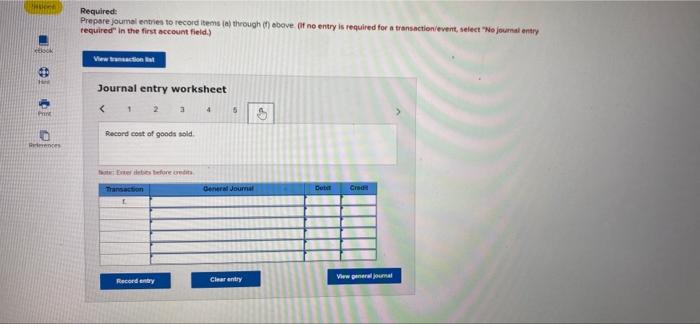Department. According to the company's process costing system, the cost of the