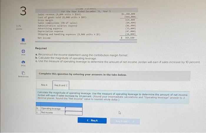 income statement was drawn from the records of Jordan Company, a merchandising