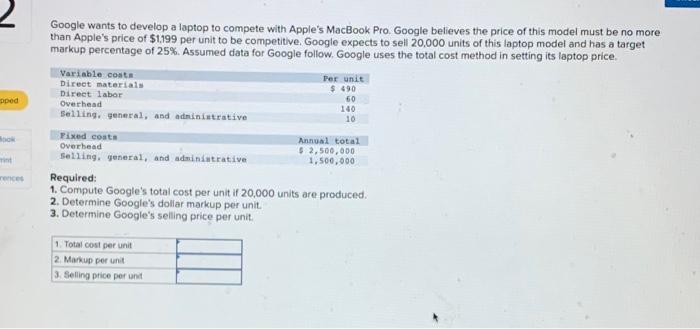 pped Book rences Google wants to develop a laptop to compete with