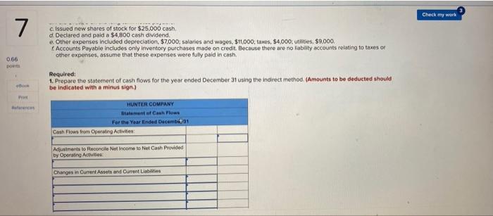 financial statements at December 31. The statements are complete except for the