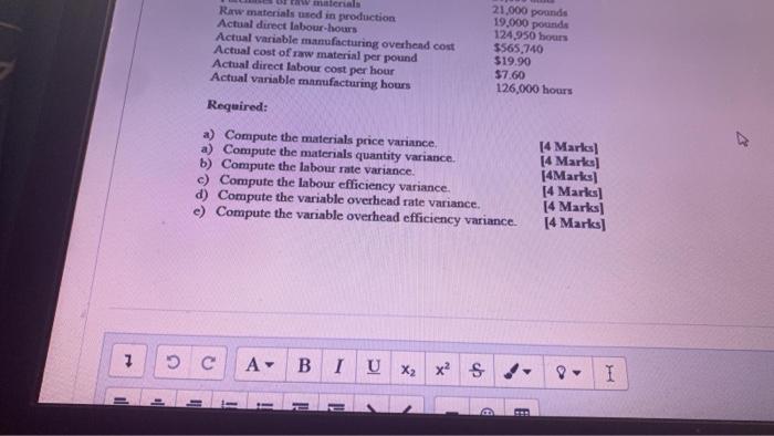 (a) etc. Question 2 [30 Marks] TWG Inc manufactures and sells fruit