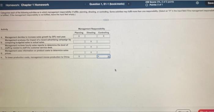 Homework: Chapter 1 Homework Question 1, 51-1 (book/static) HW Score: 0%, 0