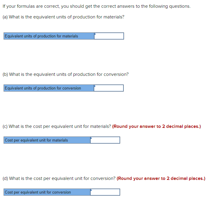 data area of your worksheet so that it looks like this: A