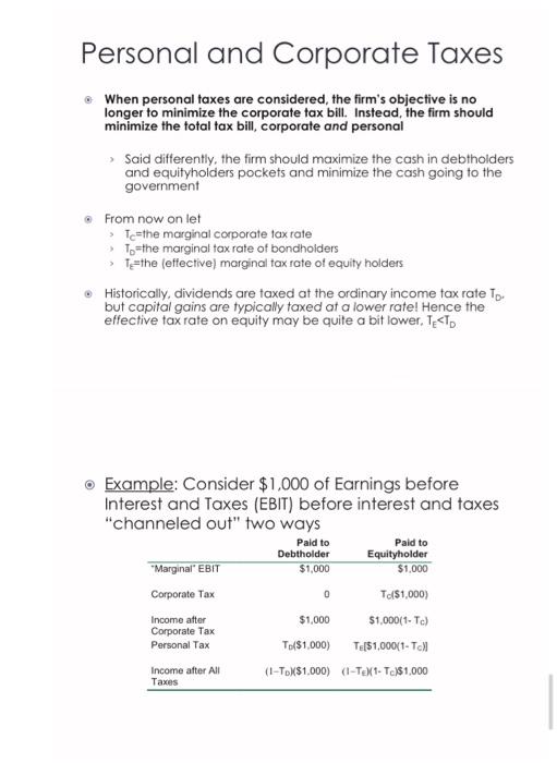 the PV(Tax Shields) can be substantially different from TD. Using the formula